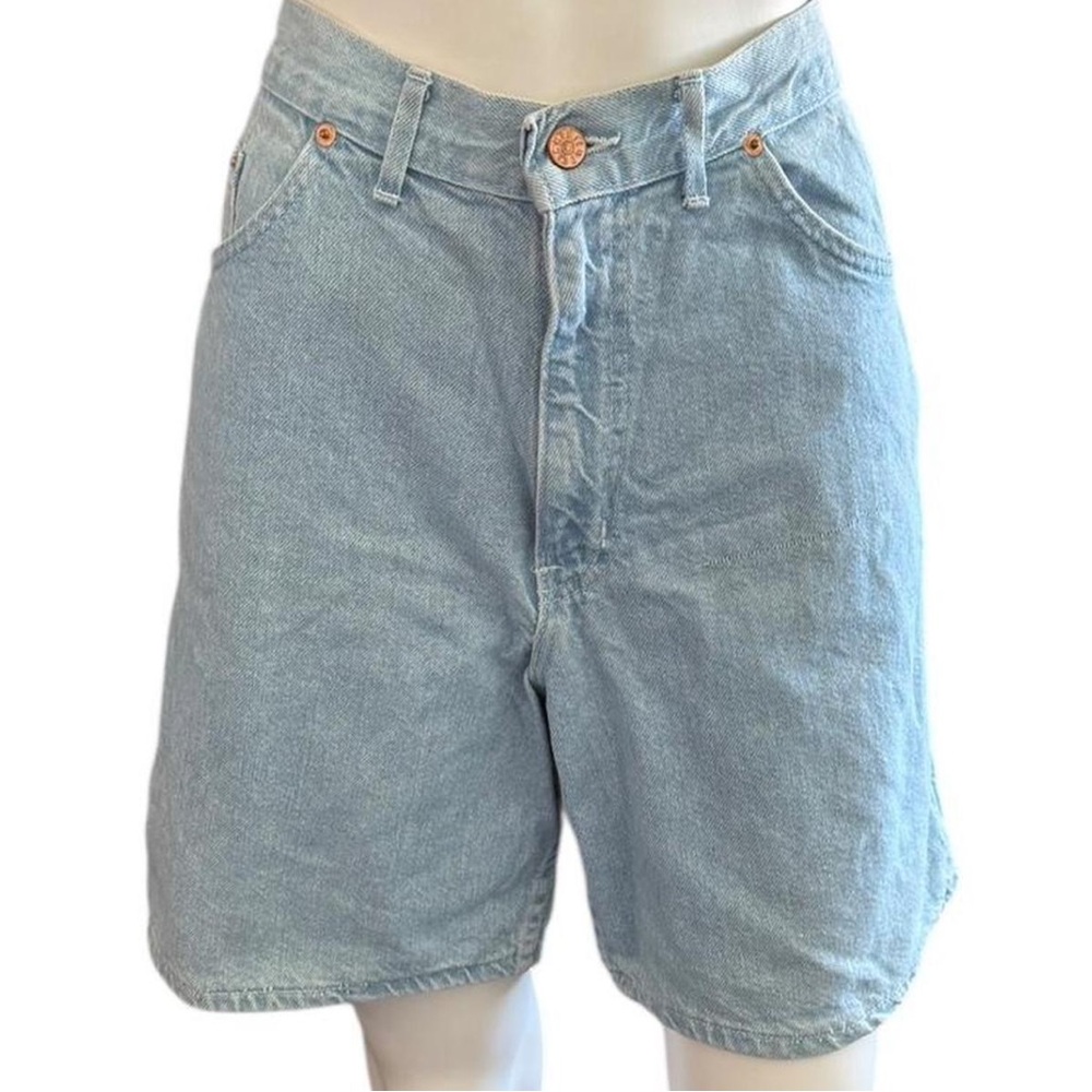 Light Blue Denim Shorts Vintage High Rise Size 10 Runs Small!